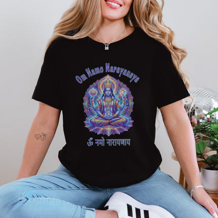 Vishnu Om Namo Narayanaya T-Shirt | Hindu God Spiritual Mantra Tee Shirt