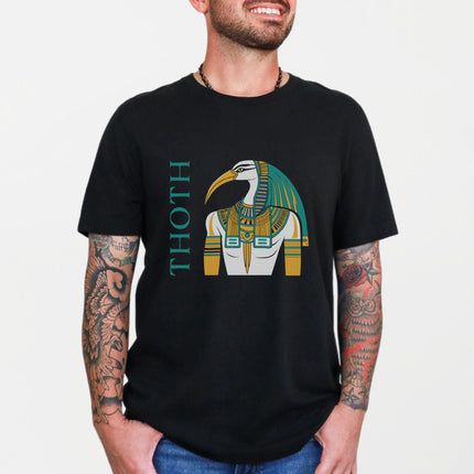 Thoth Egyptian God T-Shirt | Ancient Egypt Mythology Graphic Tee Shirt