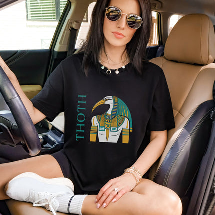 Thoth Egyptian God T-Shirt | Ancient Egypt Mythology Graphic Tee Shirt