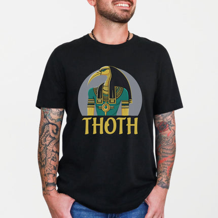 Thoth Egyptian God T-Shirt | Ancient Egypt Mythology Graphic and Text Tee