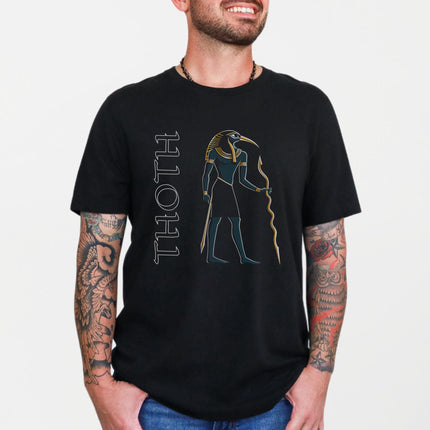 Thoth Egyptian God T-Shirt | Ancient Egypt Deity Mythology Graphic Tee Shirt