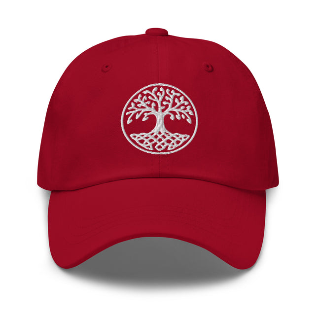 Celtic Tree of Life Embroidered Baseball Cap | Yggdrasil World Tree Hat