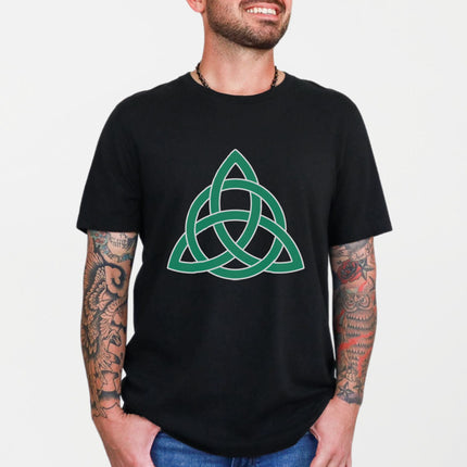 Celtic Knot Triquetra T-Shirt | Irish Trinity Knotwork Graphic Tee Shirt