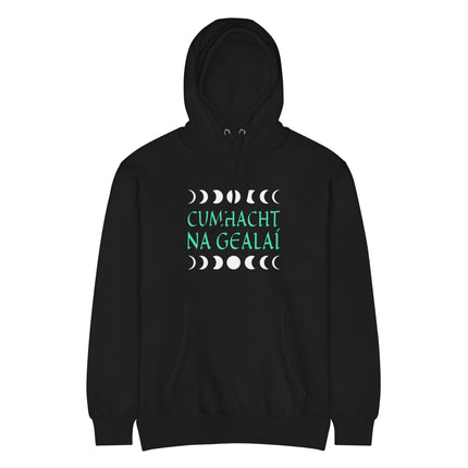 Moon Phases Hoodie | Power of the Moon Irish Gaelic Celestial Pullover Hoodie