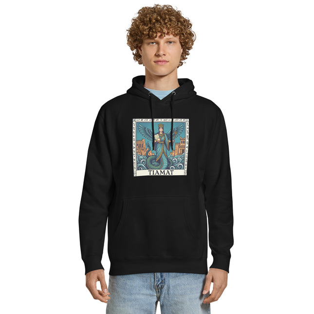 Tiamat Dragon Goddess Hoodie | Babylonian Mythology Serpent Queen Pullover V1