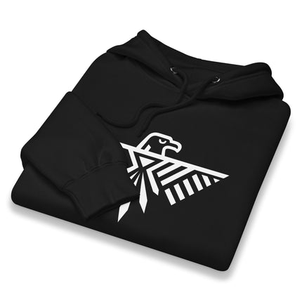 Thunderbird Eagle graphic hoodie featuring Native American inspired artwork on a unisex pullover.