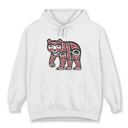 Haida Bear Formline Native American Hoodie | Indigenous Northwest Coast Pullover Hoodie
