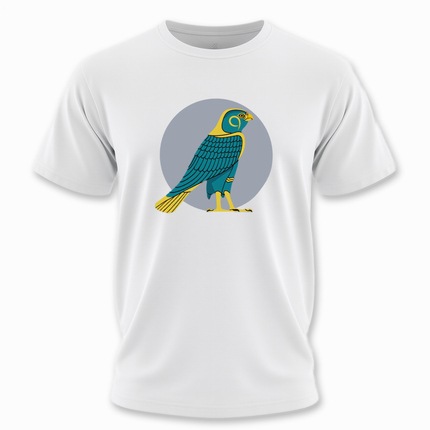 Egyptian Horus Bird T-Shirt | Ancient Falcon God Tee | V2