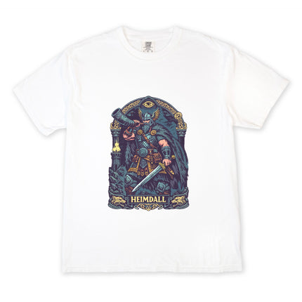 Heimdall Norse God Viking T-Shirt | Gjallarhorn Mythology Graphic Unisex Tee