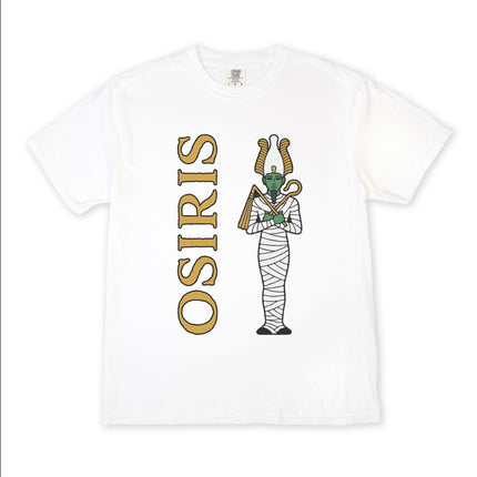 Osiris Egyptian God T-Shirt | Ancient Mythology Mummy Graphic Tee Shirt