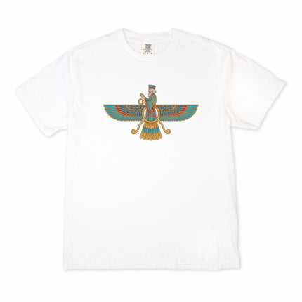 Faravahar Ancient Persian Symbol T-Shirt | Zoroastrianism Graphic Tee