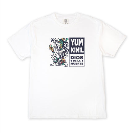 Yum Kimil Mayan Death God Skeleton T-Shirt | Mesoamerican Mythology Tee