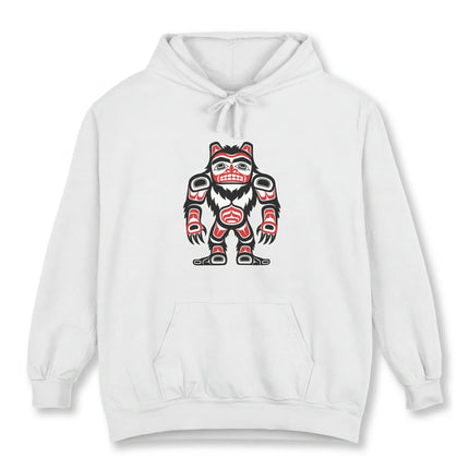 Haida Sasquatch Hoodie | Bigfoot First Nations Art Unisex Pullover Hoodie