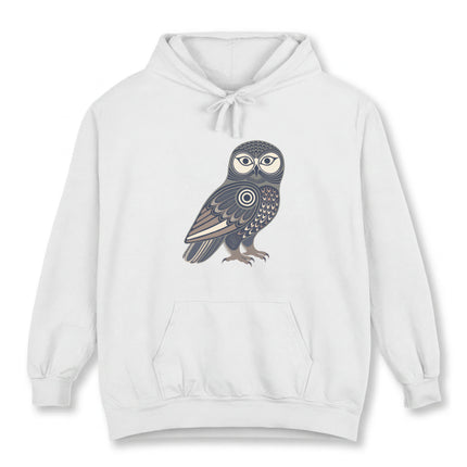 Inuit Inspired Owl 2 Graphic Hoodie | Unisex Pullover | Comfort Colors Hoodie