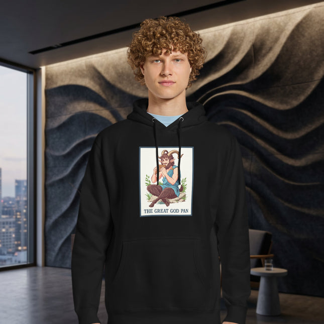 The Great God Pan Hoodie | Greek Mythology Satyr Graphic Unisex Pullover