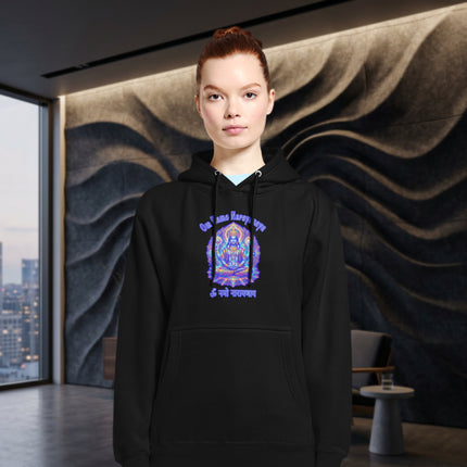 Om Namah Narayanaya Vishnu mantra psychedelic print pullover hoodie fleece.