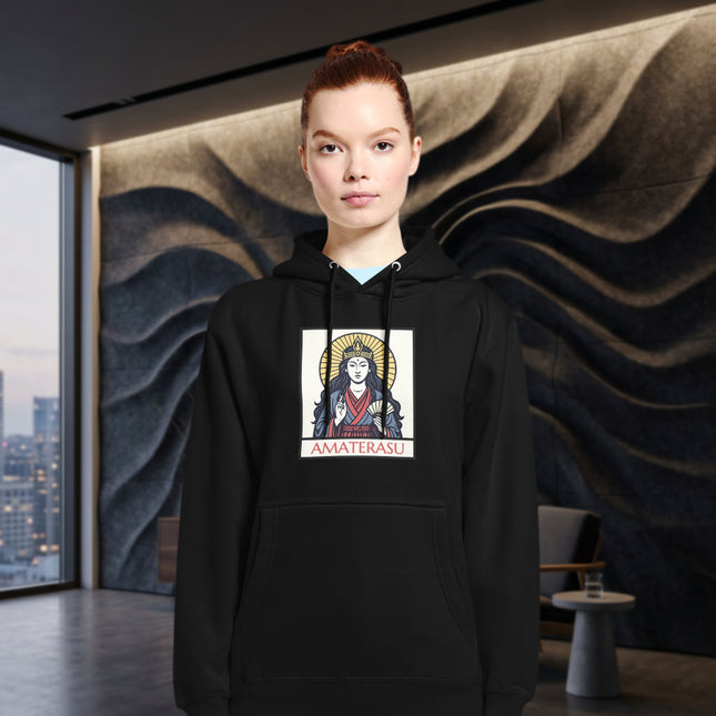 Amaterasu Japanese Sun Goddess Hoodie | Shinto Mythology Fan Unisex Pullover V1