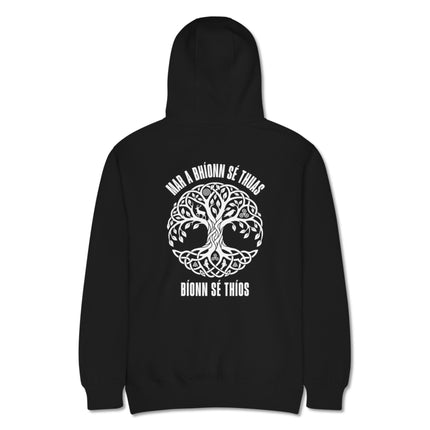 As Above So Below Tree of Life hoodie featuring intricate Celtic Gaelic back print design.