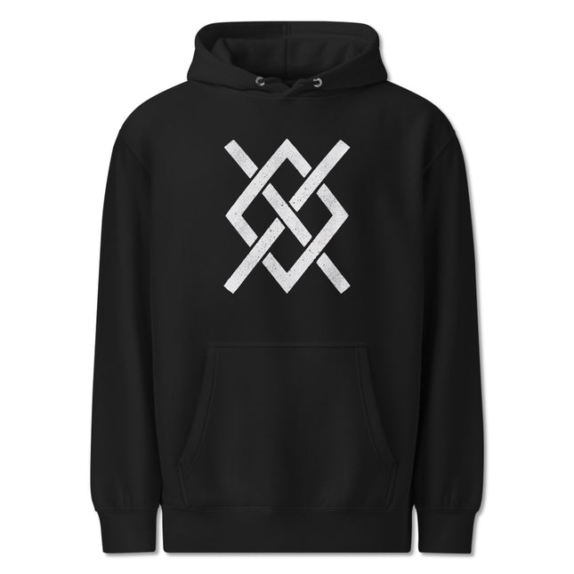 Gungnir Odin's Spear Hoodie | Norse Mythology Viking Symbol Distressed Pullover