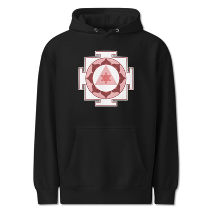 Ganesha Yantra Hoodie | Sacred Geometry Hindu Symbol Unisex Pullover Hoodie
