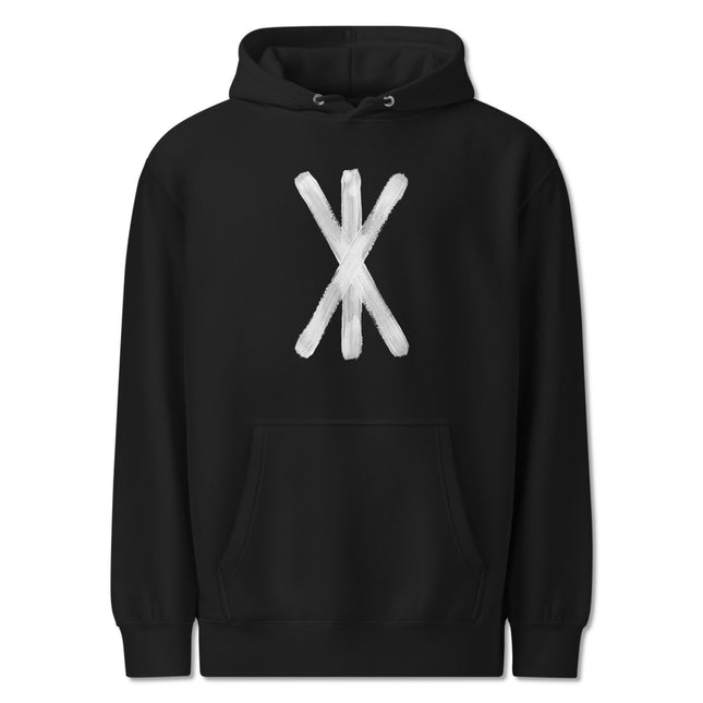 Strength Bind Rune Viking Symbol Hoodie | Norse Mythology Unisex Pullover Hoodie