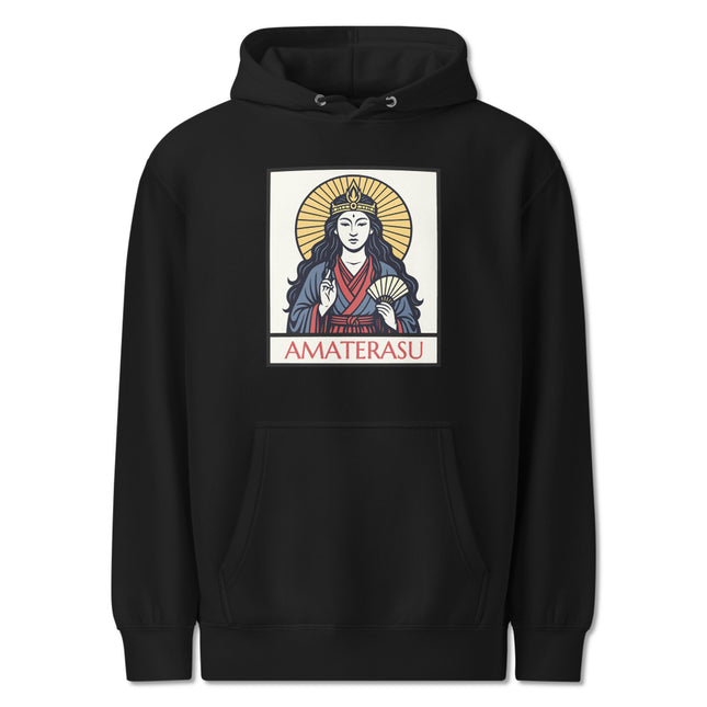 Amaterasu Japanese Sun Goddess Hoodie | Shinto Mythology Fan Unisex Pullover V1