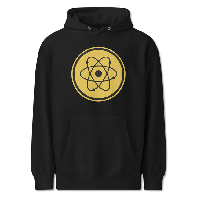 Atom Symbol Science Hoodie | Atomic Model Physics Geek Pullover Hoodie