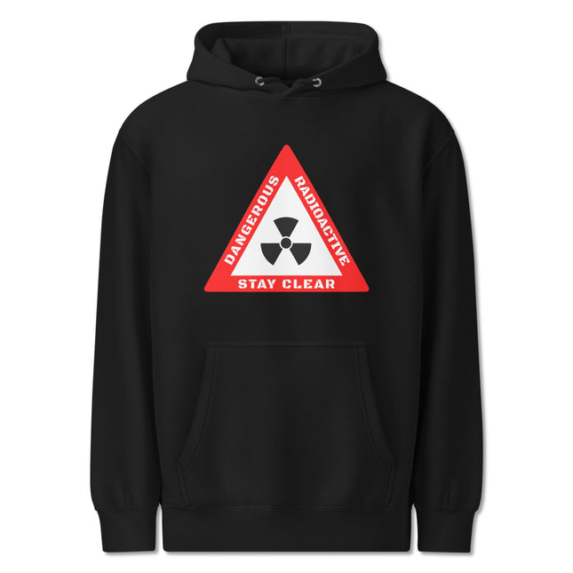 Dangerous Hazardous Biohazard Stay Clear Warning Sign Graphic Pullover Hoodie