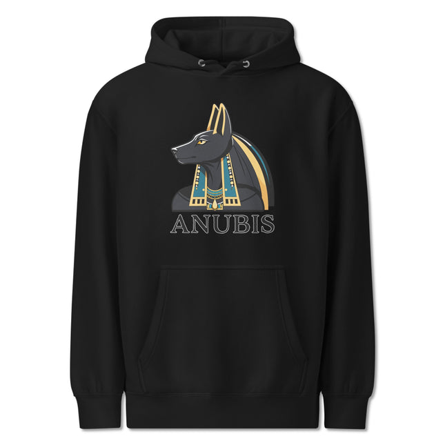 Anubis Hoodie | Ancient Egyptian God Text & Graphic Unisex Pullover Fleece