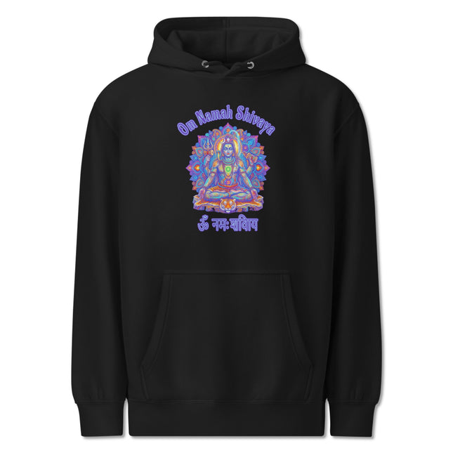 Om Namah Shivaya Shiva Meditation Hoodie | Hindu God Spiritual Graphic Pullover