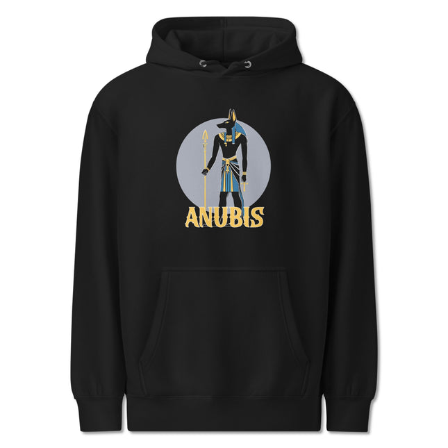 Anubis Egyptian Mythology Hoodie | Ancient God Graphic Unisex Pullover