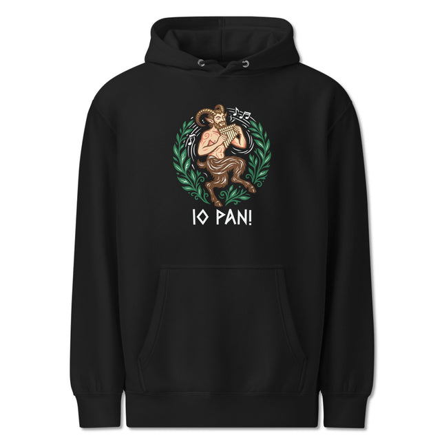 IO PAN! Satyr Panpipes Hoodie | Greek Mythology Music Faun Unisex Pullover V4