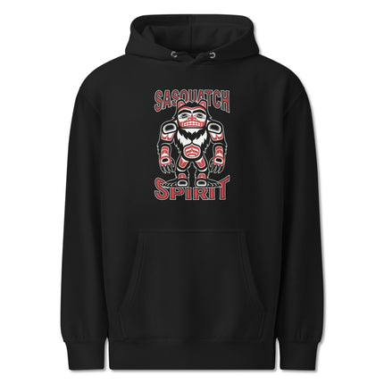 Sasquatch Spirit Hoodie | Bigfoot Indigenous Native American Art Hoodie