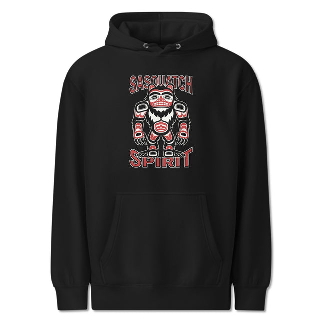 Sasquatch Spirit Hoodie | Bigfoot Indigenous Native American Art Hoodie