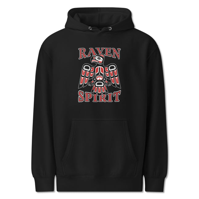 Raven Spirit Hoodie | Pacific Northwest Indigenous Native Art Pullover Hoodie