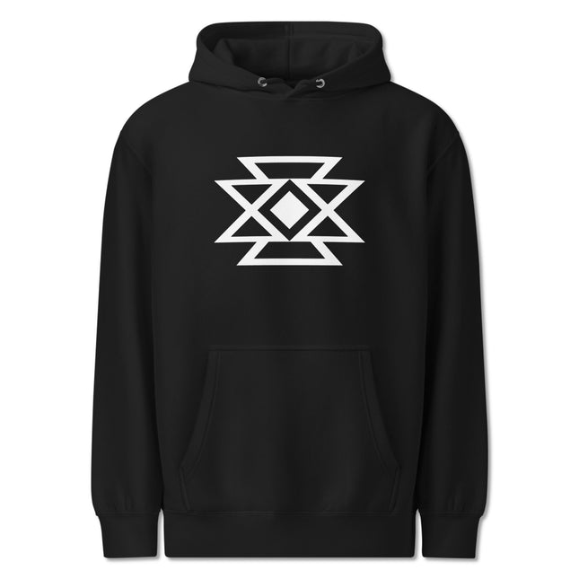 Native American Butterfly Geometric Pullover Hoodie | Unisex Pullover Fleece
