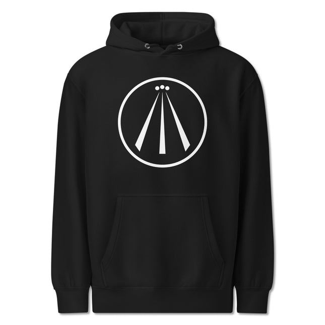 Celtic Awen Symbol Hoodie | Unisex Graphic Print Pullover Fleece Sweatshirt
