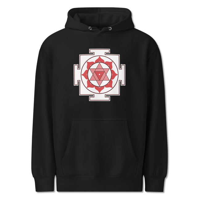 Bagalamukhi Yantra Hoodie | Hindu Sacred Geometry Protection Pullover Hoodie