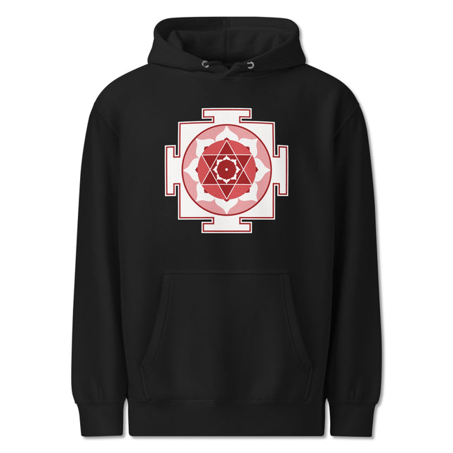 Kamala Yantra Hoodie | Hindu Goddess Symbol Sacred Geometry Pullover Hoodie