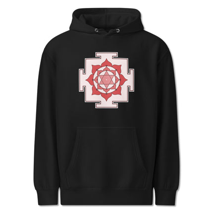Bhuvaneshwari Yantra Hoodie | Sacred Geometry Spiritual Unisex Pullover Hoodie