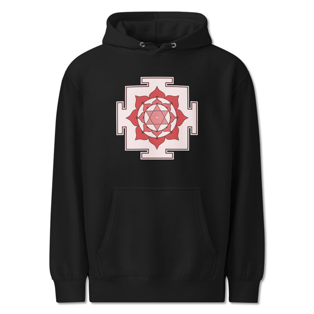 Bhuvaneshwari Yantra Hoodie | Sacred Geometry Spiritual Unisex Pullover Hoodie