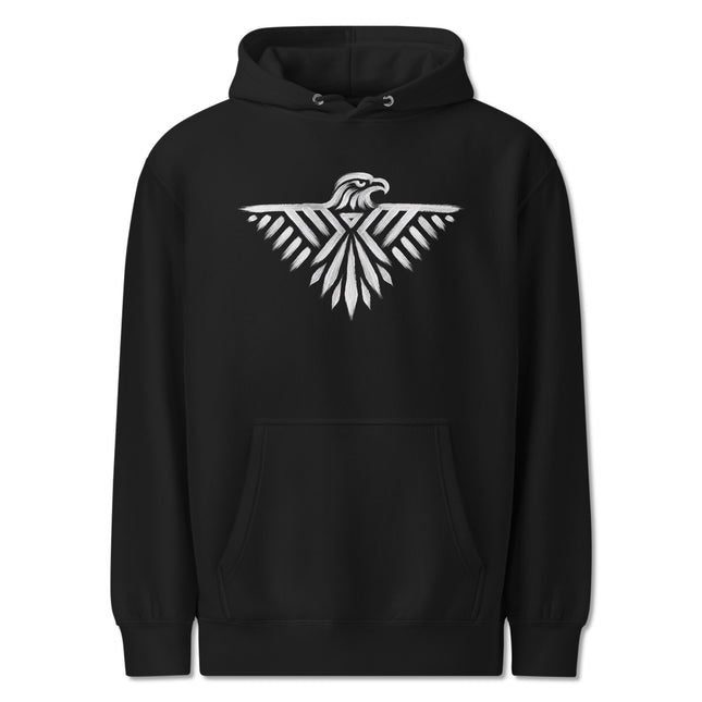 Thunderbird Hoodie | Tribal Eagle Symbol Graphic Print Pullover Fleece