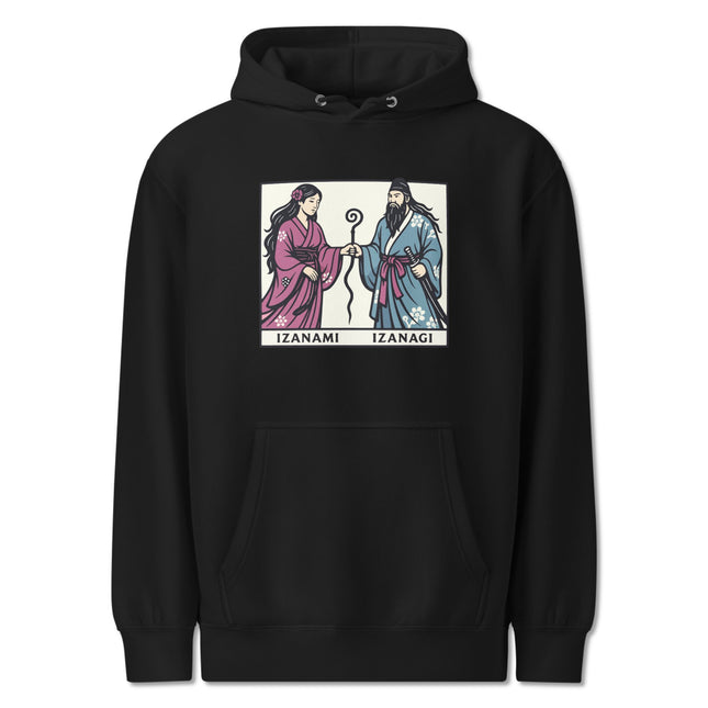 Izanami Izanagi Japanese Mythology Hoodie | Shinto Creator Gods Graphic Pullover