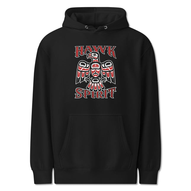 Hawk Spirit Native American Tribal Hawk Hoodie | Unisex Pullover Hoodie