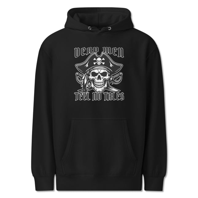 Dead Men Tell No Tales Pirate Skull & Swords Hoodie | Graphic Pullover Hoodie