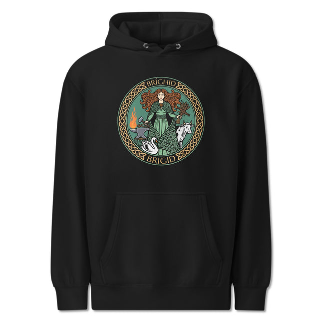 Brigid Celtic Goddess Hoodie | Brighid Irish Mythology Unisex Pullover