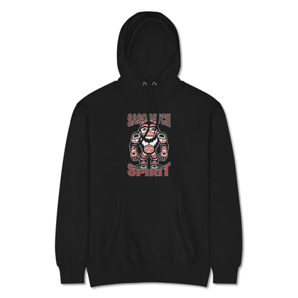 Sasquatch Spirit Hoodie | Bigfoot Indigenous Native American Art Hoodie