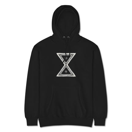 Lakota Kapemni Symbol graphic printed on a pullover hoodie featuring indigenous Native American art.