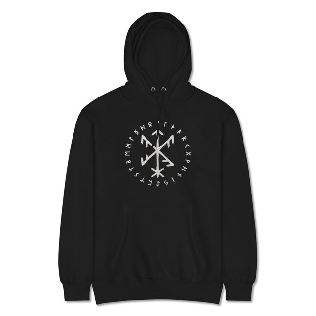 Success Bind Rune Hoodie | Elder Futhark Norse Viking Symbol Pullover Hoodie