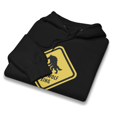 Werewolf Xing Sign Hoodie | Funny Monster Halloween Unisex Pullover Hoodie